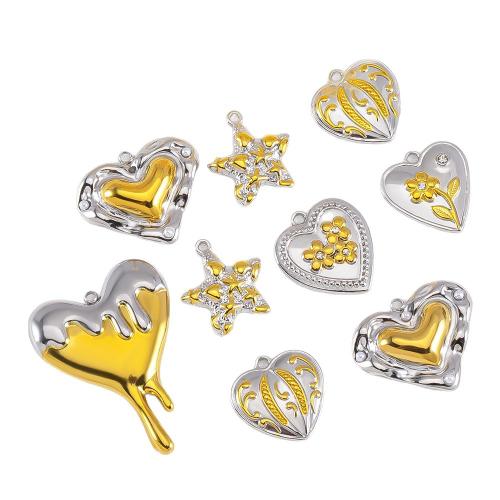 Stainless Steel Pendants 304 Stainless Steel plated DIY Sold By PC