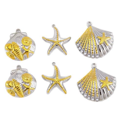 Stainless Steel Animal Pendants 304 Stainless Steel plated DIY Sold By PC