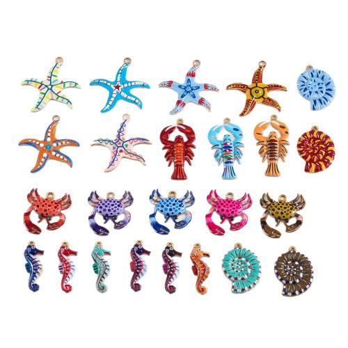 Stainless Steel Animal Pendants 304 Stainless Steel plated ocean design & DIY & enamel Sold By PC