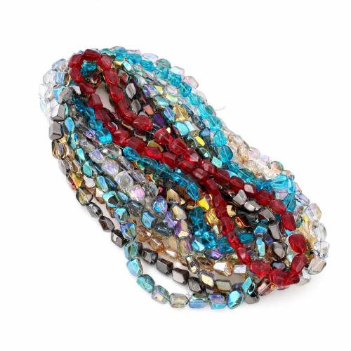Mada Stikliniai karoliukai, Stiklas, Pasidaryk pats, daugiau spalvų pasirinkimas, 15x12mm, Parduota už Apytiksliai 31 cm Strand