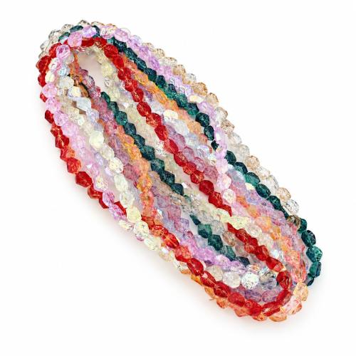Fashion Glasperler, Glas, du kan DIY, flere farver til valg, 14x13mm, Solgt Per Ca. 35 cm Strand