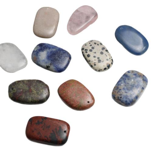 Gemstone Vedhæng Smykker, Ædelsten, poleret, du kan DIY & forskellige materialer til valg & forskellig størrelse for valg, flere farver til valg, Solgt af PC