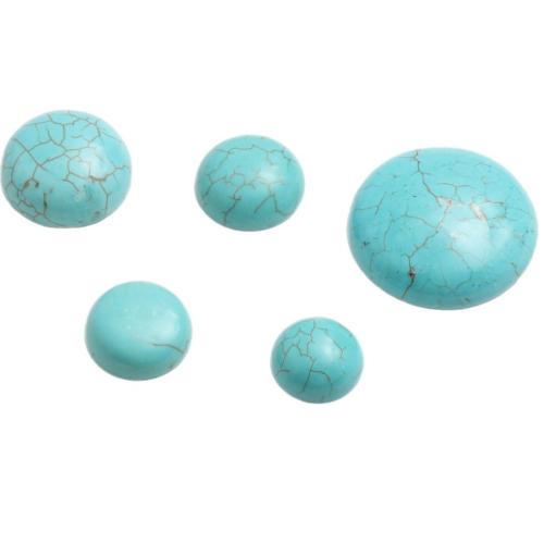 turkoois Cabochon, Koepel, DIY & verschillende grootte voor keus, groen, Verkocht door PC