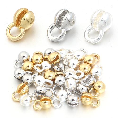 Fechos de jóias de bronze, cobre, banhado, DIY, Mais cores pare escolha, 4x6mm, Buraco:Aprox 1mm, vendido por PC