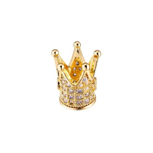 Kuutio Zirkonia Mikro Paven Messinki Helmet, Kruunu, päällystetty, tee-se-itse & tekojalokivi, enemmän värejä valinta, 12.50x7.60mm, Myymät PC
