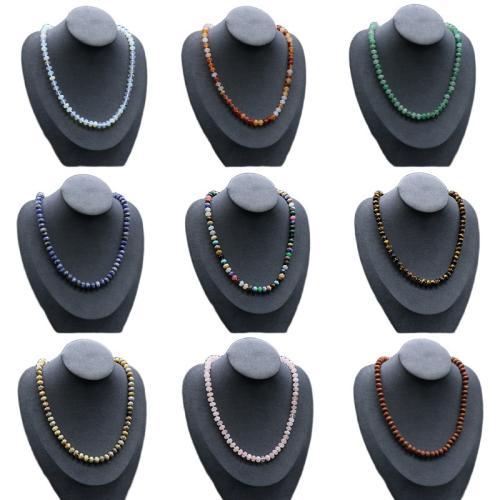 Gemstone Muince, Abacus, lámhdhéanta, ábhair éagsúla do rogha & unisex, 5x8mm, Díolta Per Thart 48-50 cm Snáithe