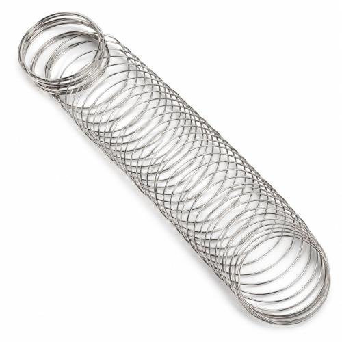 Tiger tail draad, Staal, plated, DIY, meer kleuren voor de keuze, 60x0.60mm, Verkocht door KG