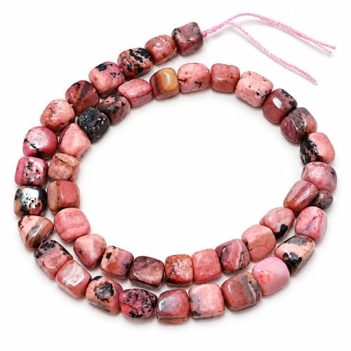 Rhodoniet kralen, Rhodonite, Onregelmatige, DIY, gemengde kleuren, 8x10mm, Per verkocht 38 cm Strand