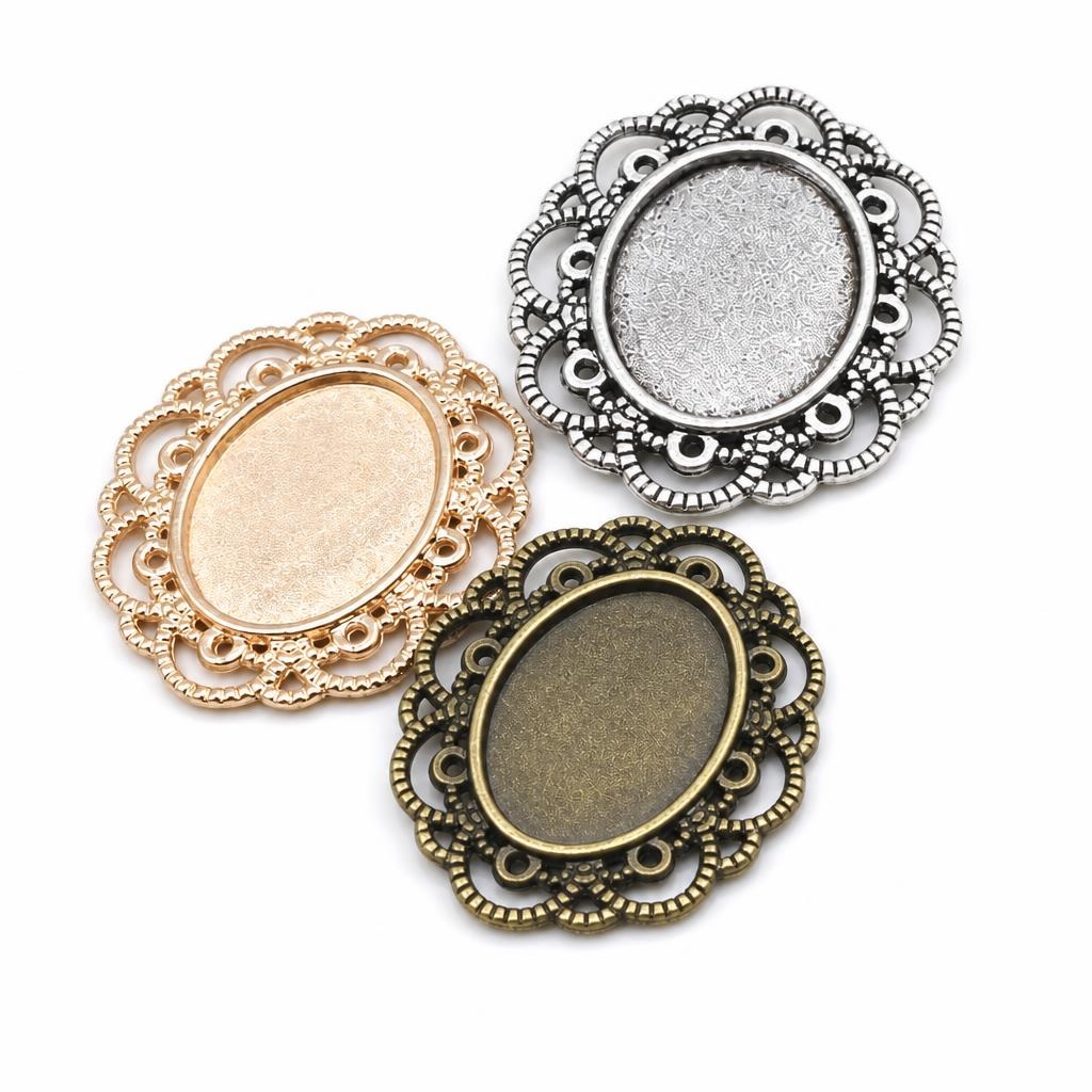 Zink legering hanger Cabochon instelling