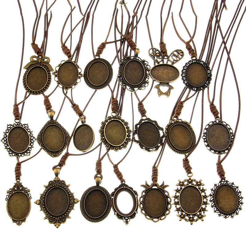 Zinc Alloy Pendant Cabochon Setting